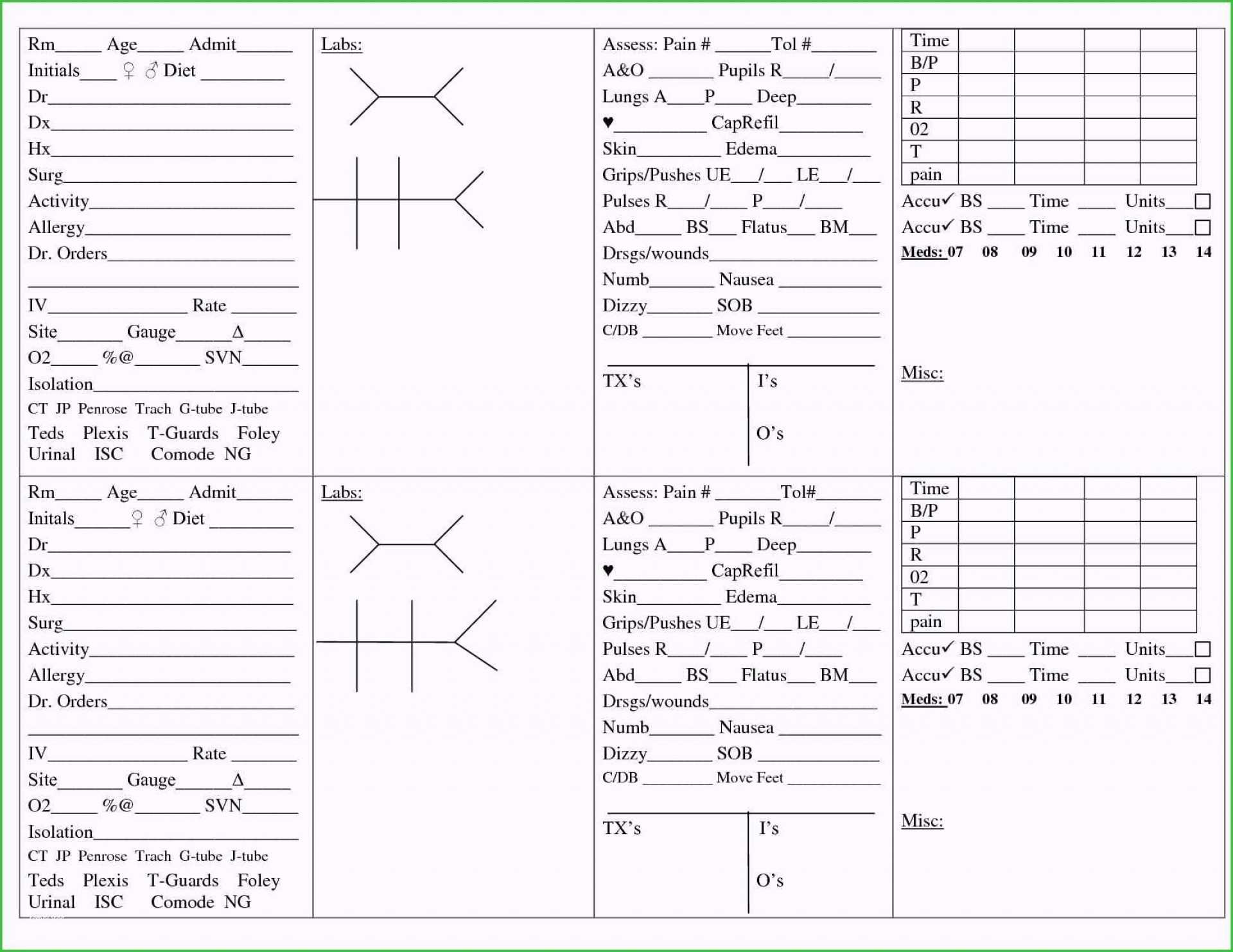 014 Nursing Shift Report Template Unforgettable Ideas Pdf In Nurse Shift Report Sheet Template