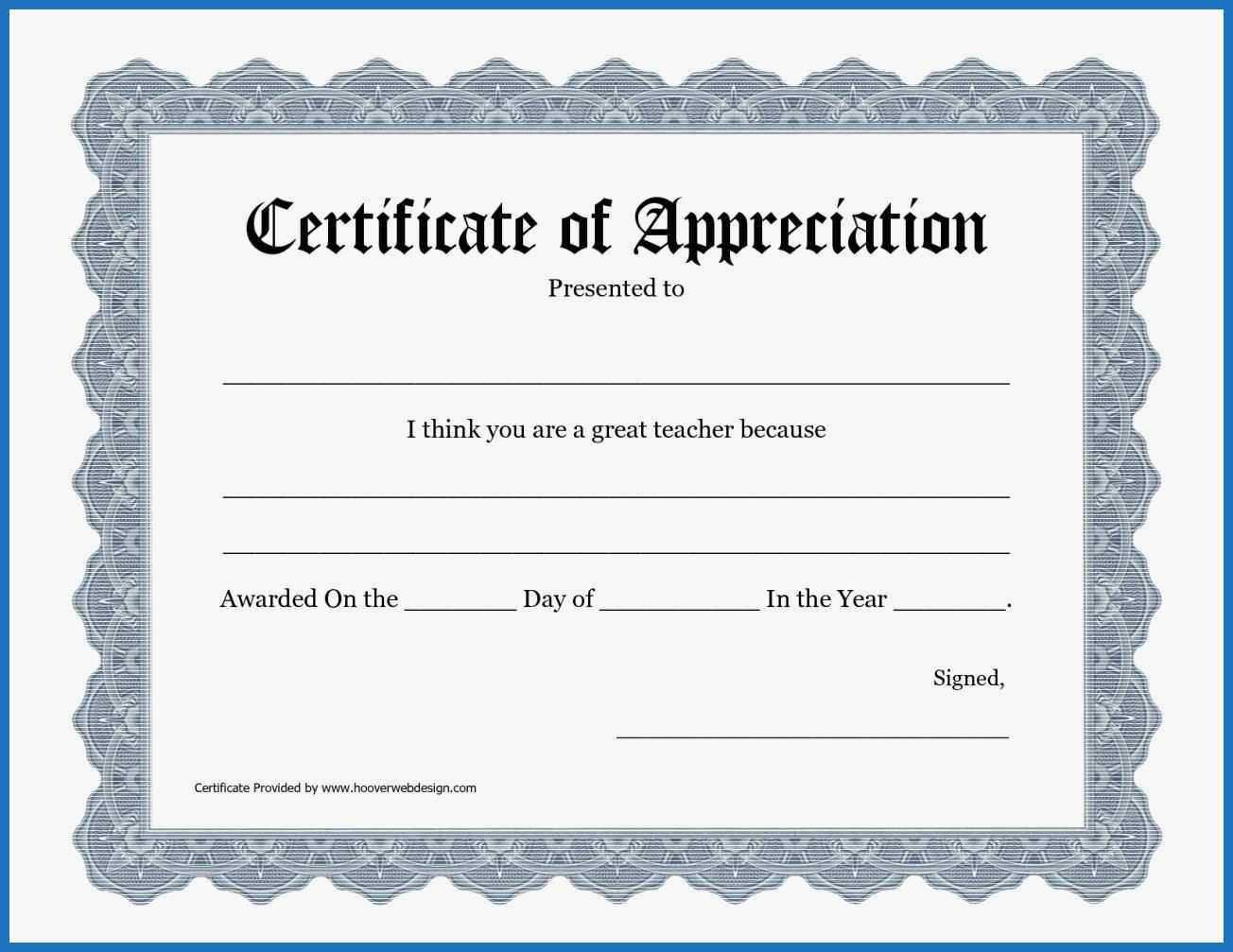 014 Recognition Certificate Templatee Ideas Of Appreciation Within Printable Certificate Of Recognition Templates Free
