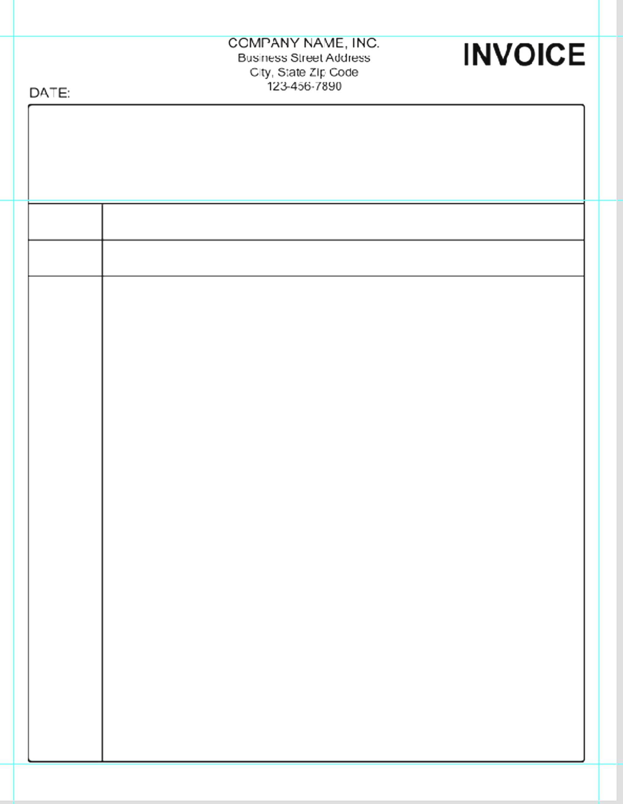 014 Simple Invoice Template Word Free Download Ideas Pertaining To Blank Html Templates Free Download