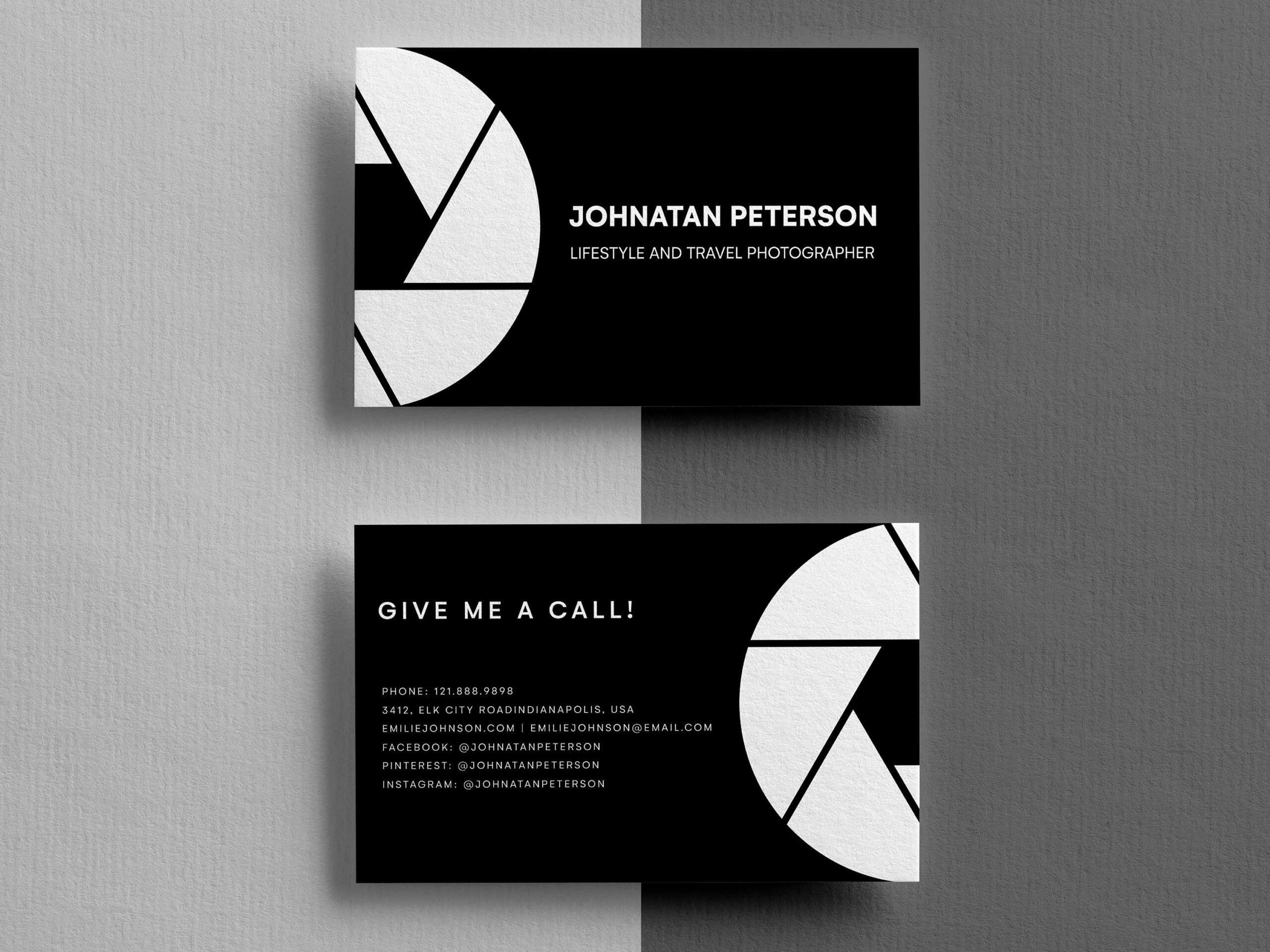 014 Template Ideas Free Photography Business Card Templates With Call Card Templates