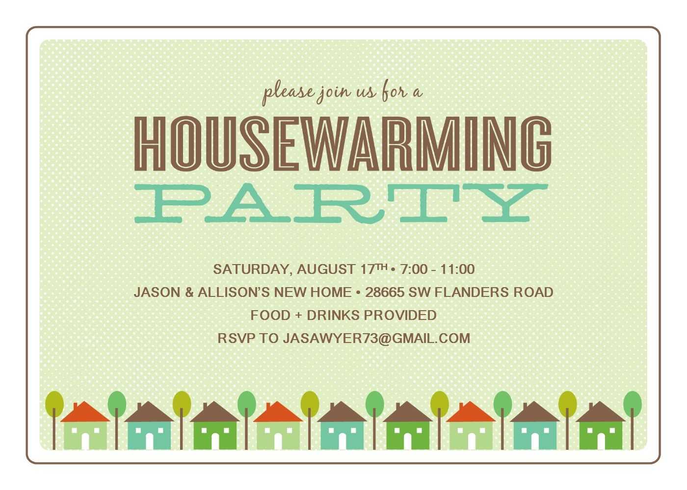 015 Free Housewarming Invitation Templates Template Ideas With Regard To Free Housewarming Invitation Card Template