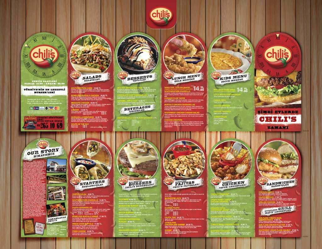 015 Simple Restaurant Tri Fold Brochure Example Food Product With Zoo Brochure Template