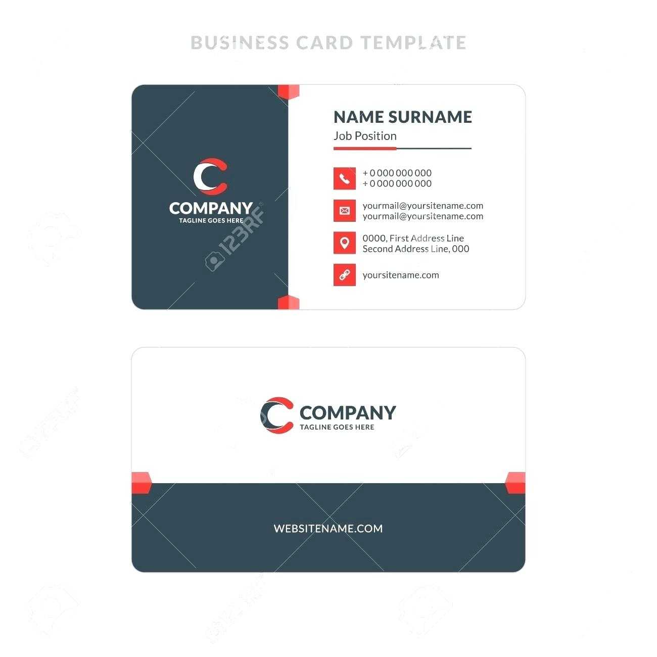 015 Template Ideas Double Sided Business Card Illustrator Inside Double Sided Business Card Template Illustrator