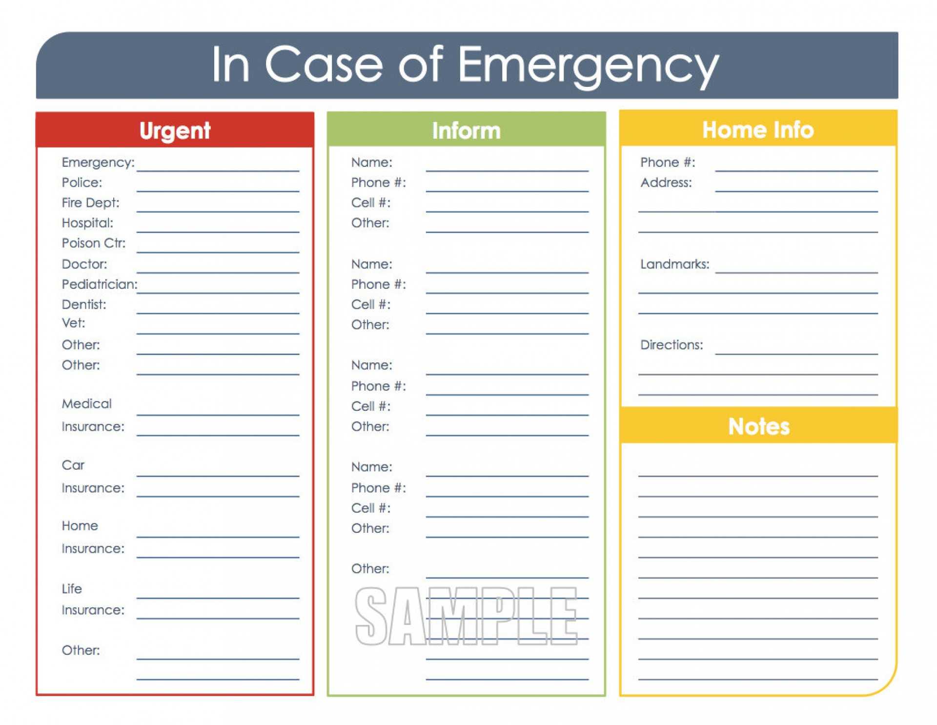 015 Template Ideas Emergency Contact Card Stunning Free Uk Intended For In Case Of Emergency Card Template