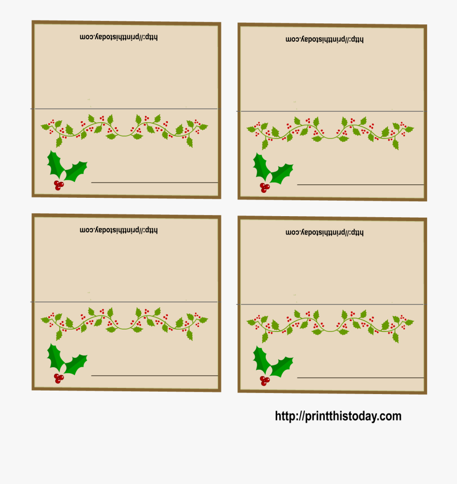 016 Christmas Table Name Place Cards Template Ideas 4545967 Throughout Christmas Table Place Cards Template