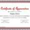 016 Editable Certificate Of Appreciation Template Printable With Teacher Of The Month Certificate Template