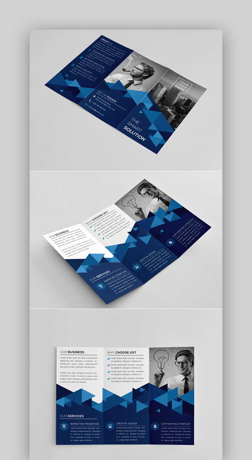 016 Tri Fold Brochure Template Indesign The Modern Intended For Tri Fold Brochure Template Indesign Free Download