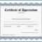 017 Certificate Of Appreciation Templates Free Template Regarding Free Template For Certificate Of Recognition