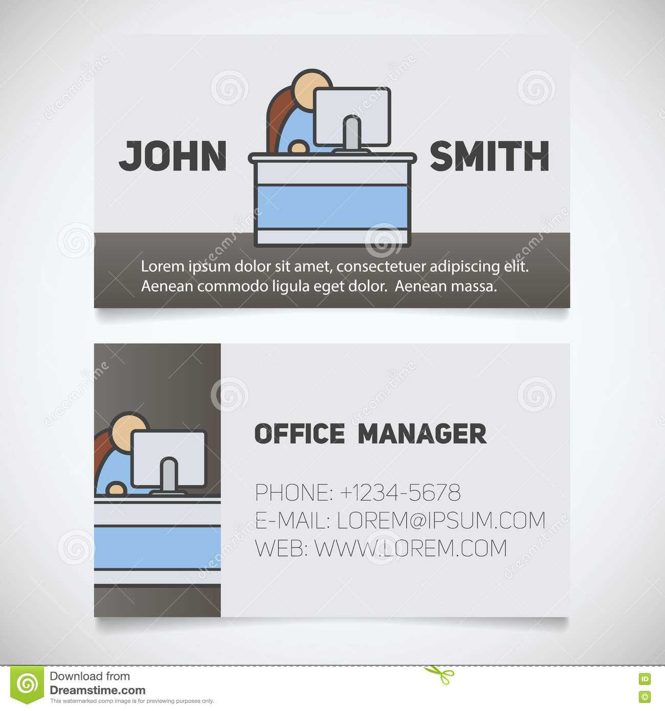 017 Template Ideas Business Card Print Office Manager Logo For Office Max Business Card Template