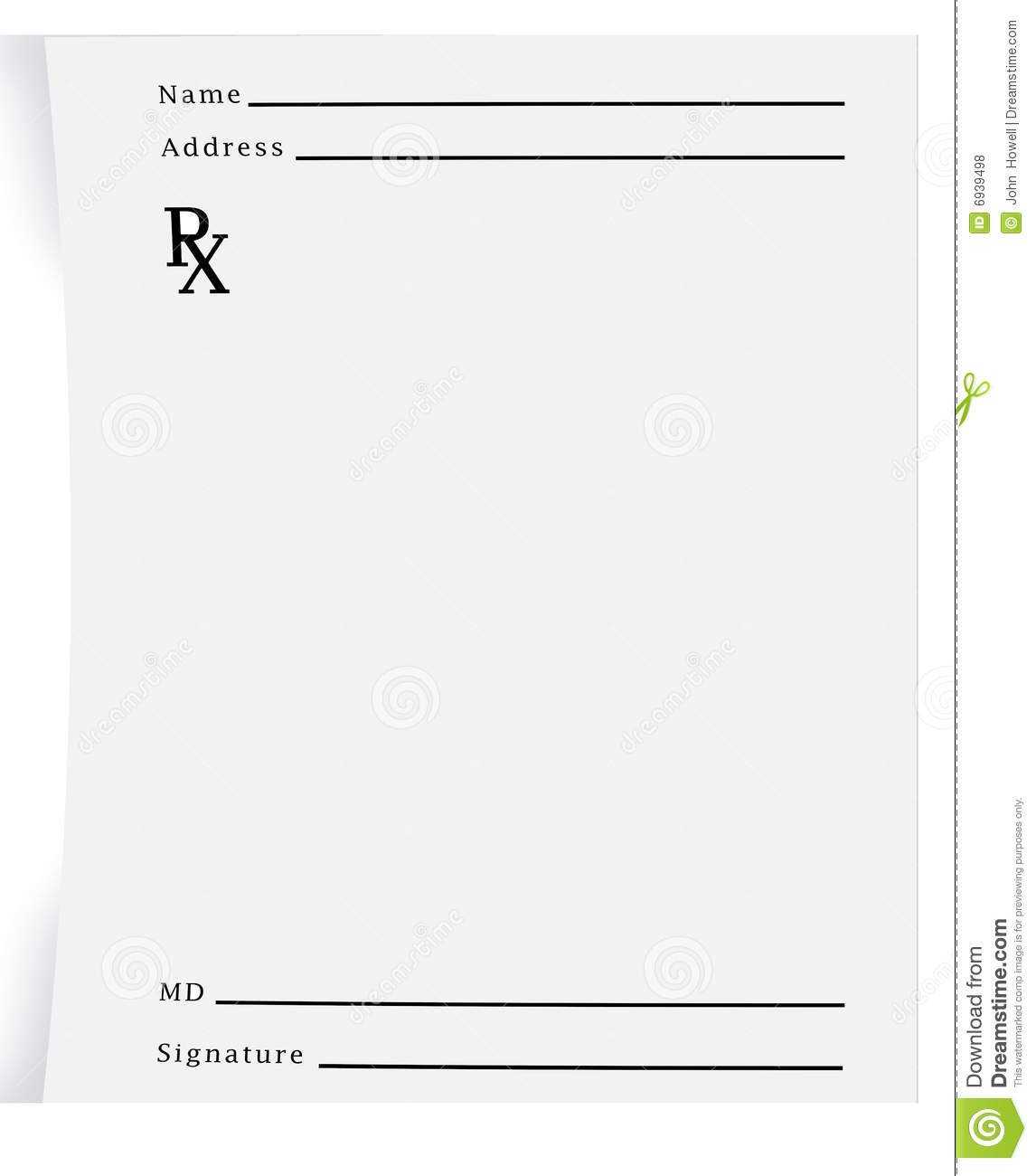 018 Doctor Prescription Pad Template Microsoft Word Free Pdf Within Blank Prescription Pad Template