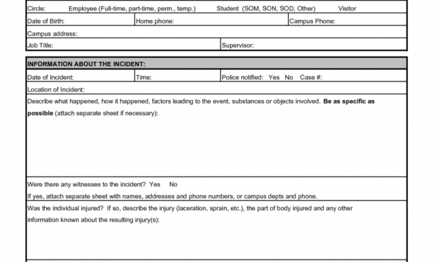 018 Incident Report Template Word Microsoft Ideas 20Incident for Incident Report Template Microsoft