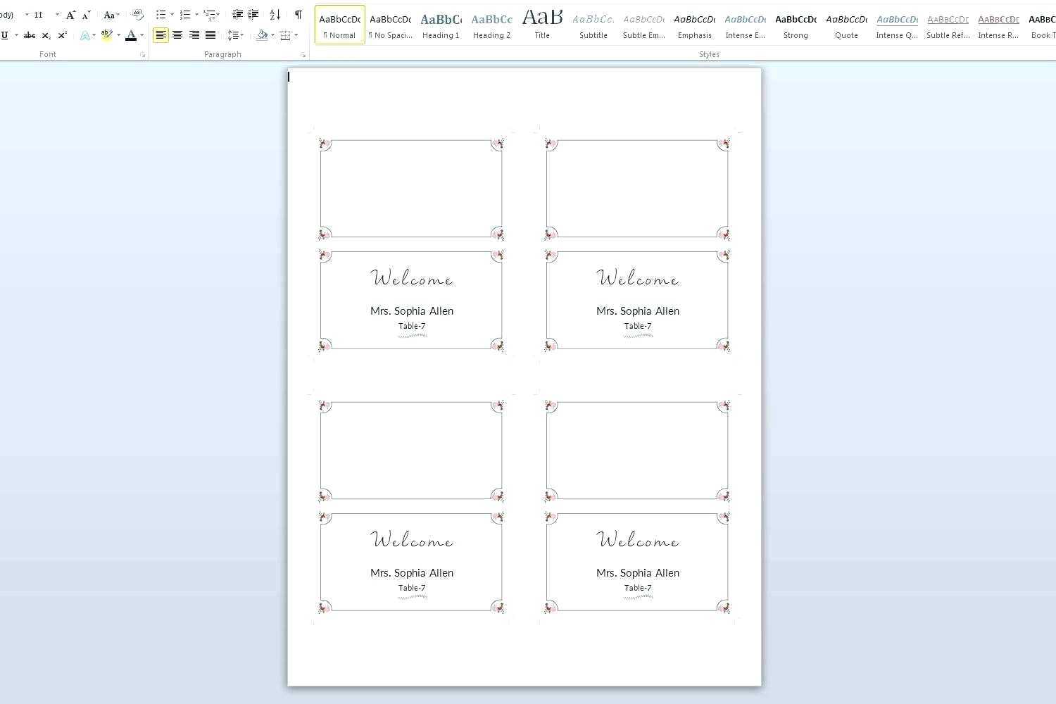 018 Place Cards Template Word Table Tent Exceptional Ideas With Microsoft Word Place Card Template