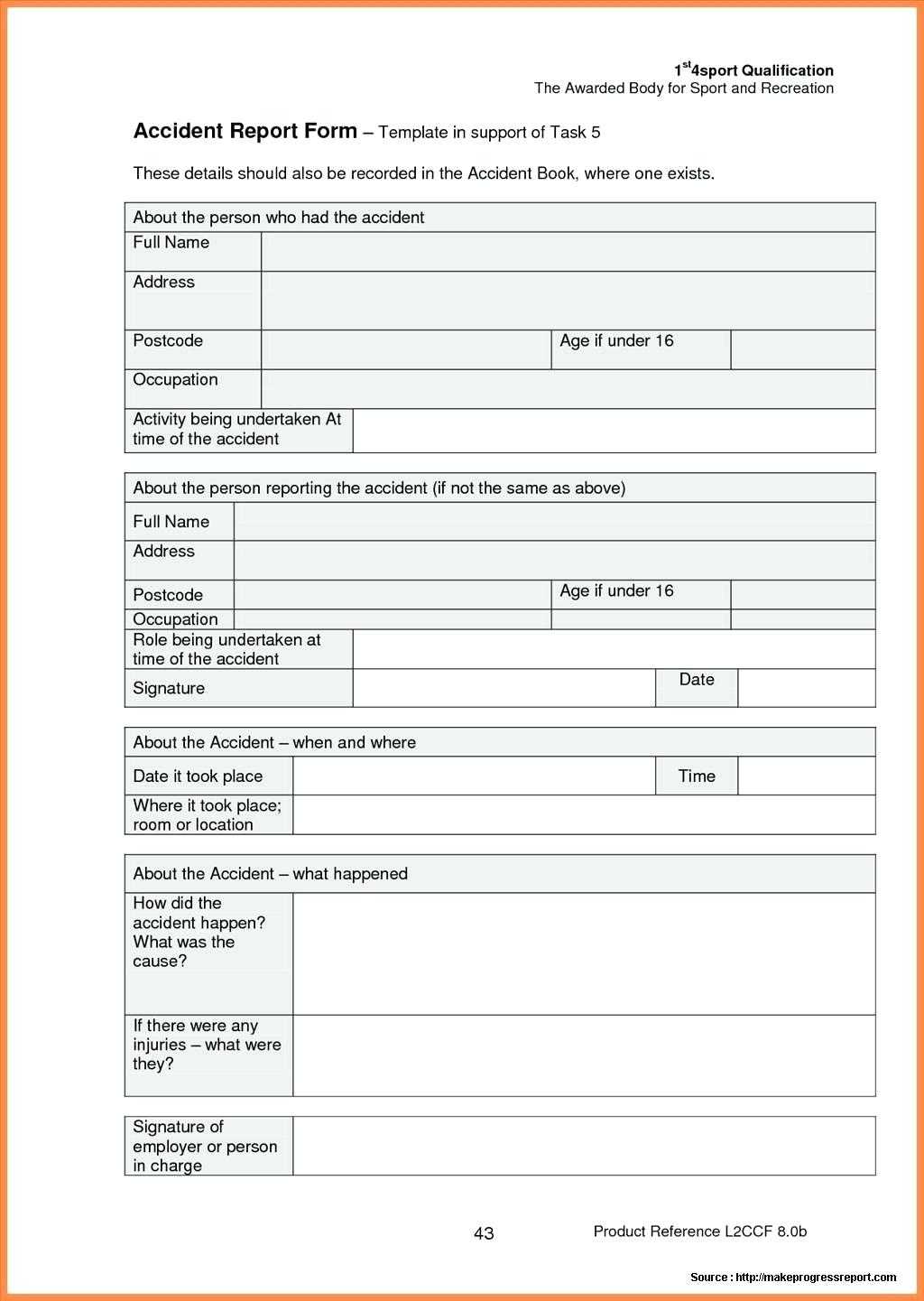 018 Template Ideas Construction Accident Report Form Sample Regarding Accident Report Form Template Uk