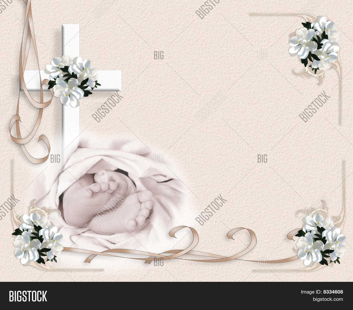 018 Template Ideas Free Baptism Invitation Breathtaking Throughout Free Christening Invitation Cards Templates
