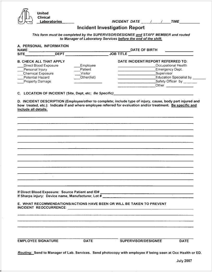 019 Accident Report Forms Template Form Unique Hand Book Intended For Incident Report Book Template