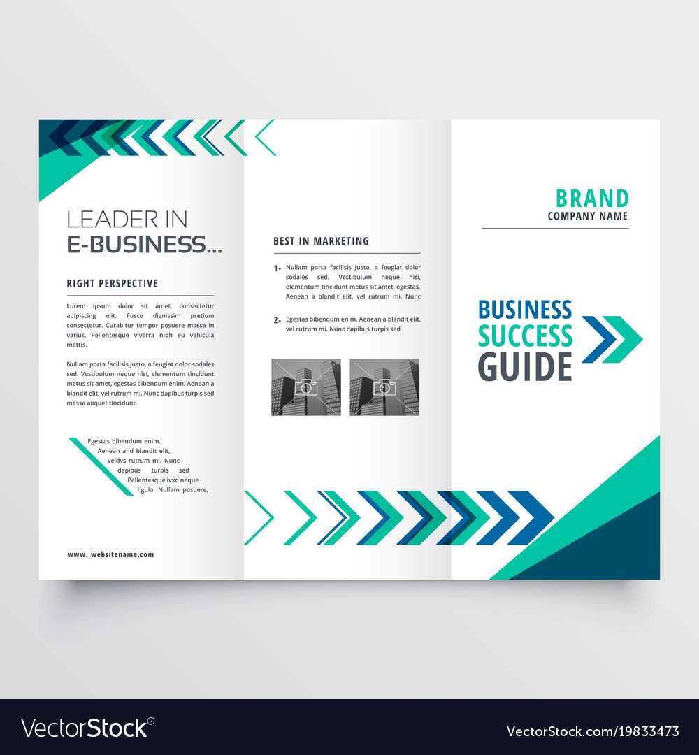 019 Business Tri Fold Brochure Template Design With Vector Pertaining To Adobe Illustrator Tri Fold Brochure Template
