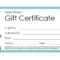 019 Free Printable Gift Certificate Template Ideas T Dreaded Pertaining To Indesign Gift Certificate Template