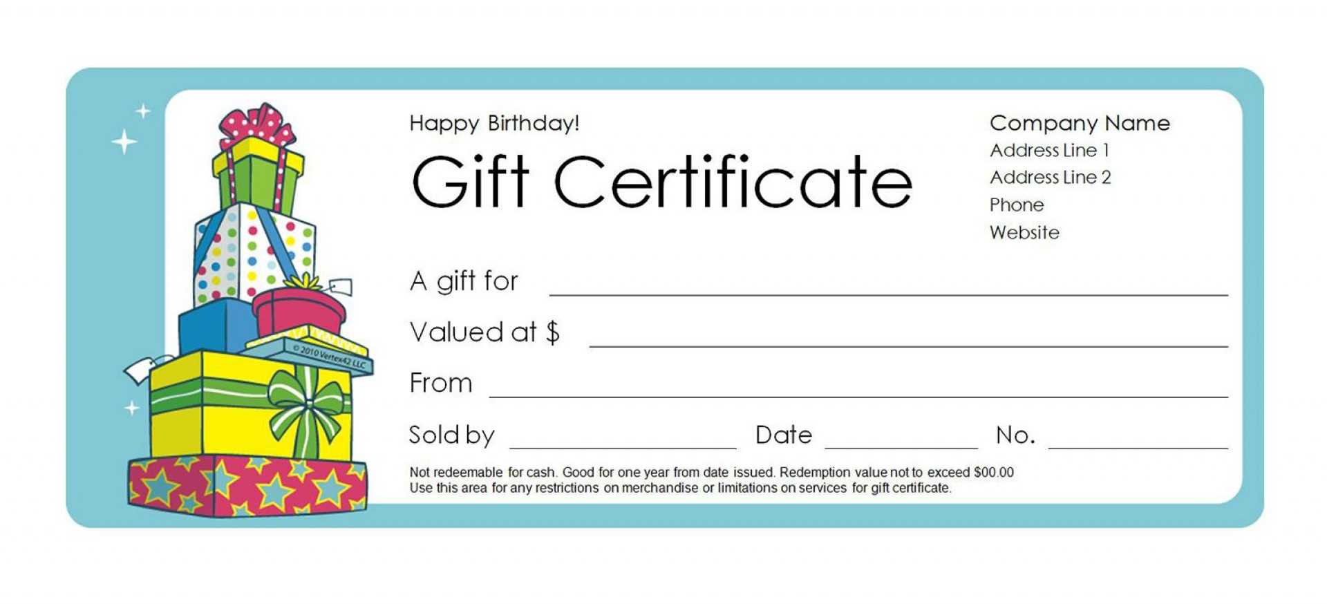 019 Free Printable Gift Certificate Template Ideas T Dreaded Pertaining To Indesign Gift Certificate Template