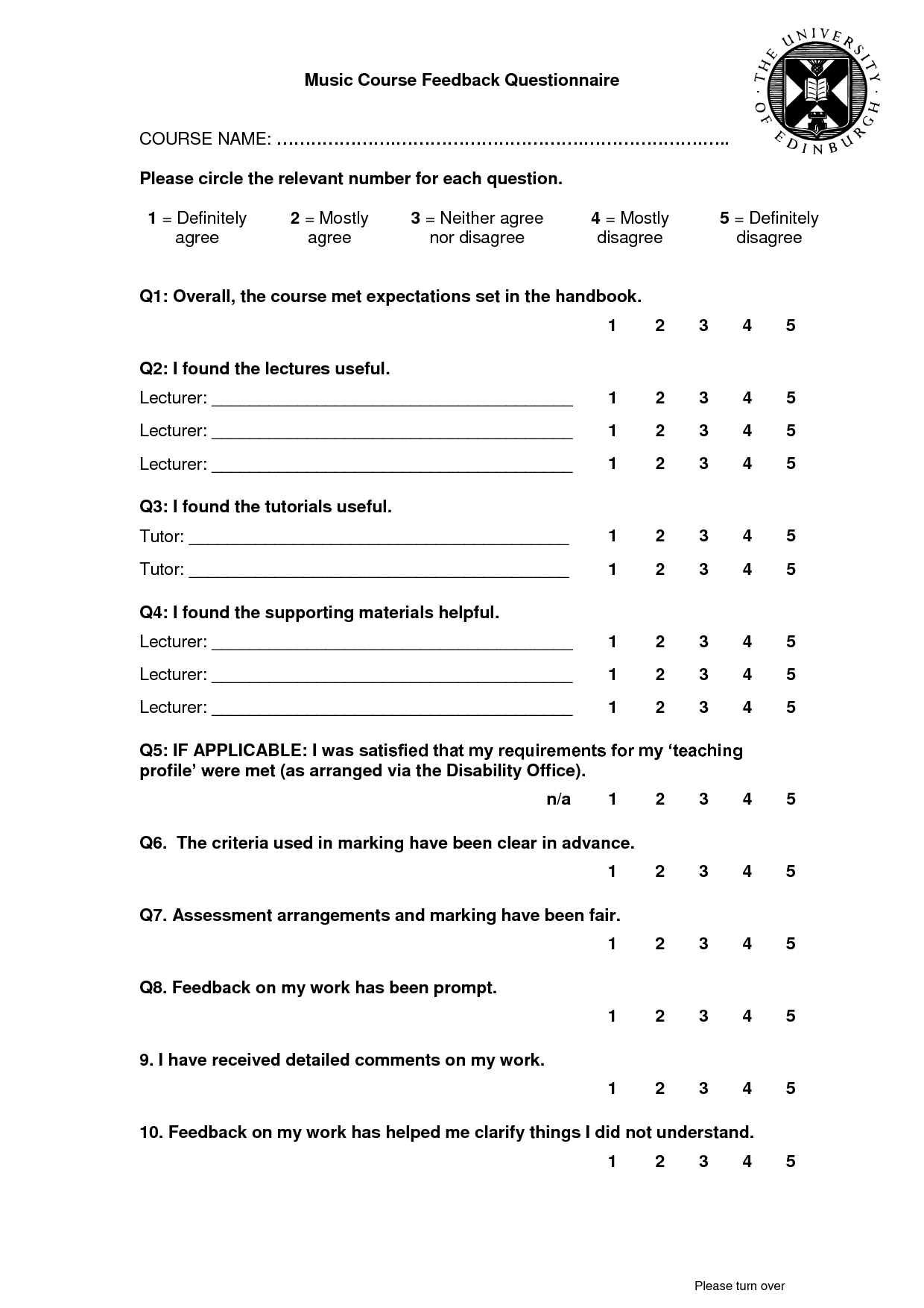 019 Free Printable Surveyemplate Customer Satisfaction For Questionnaire Design Template Word