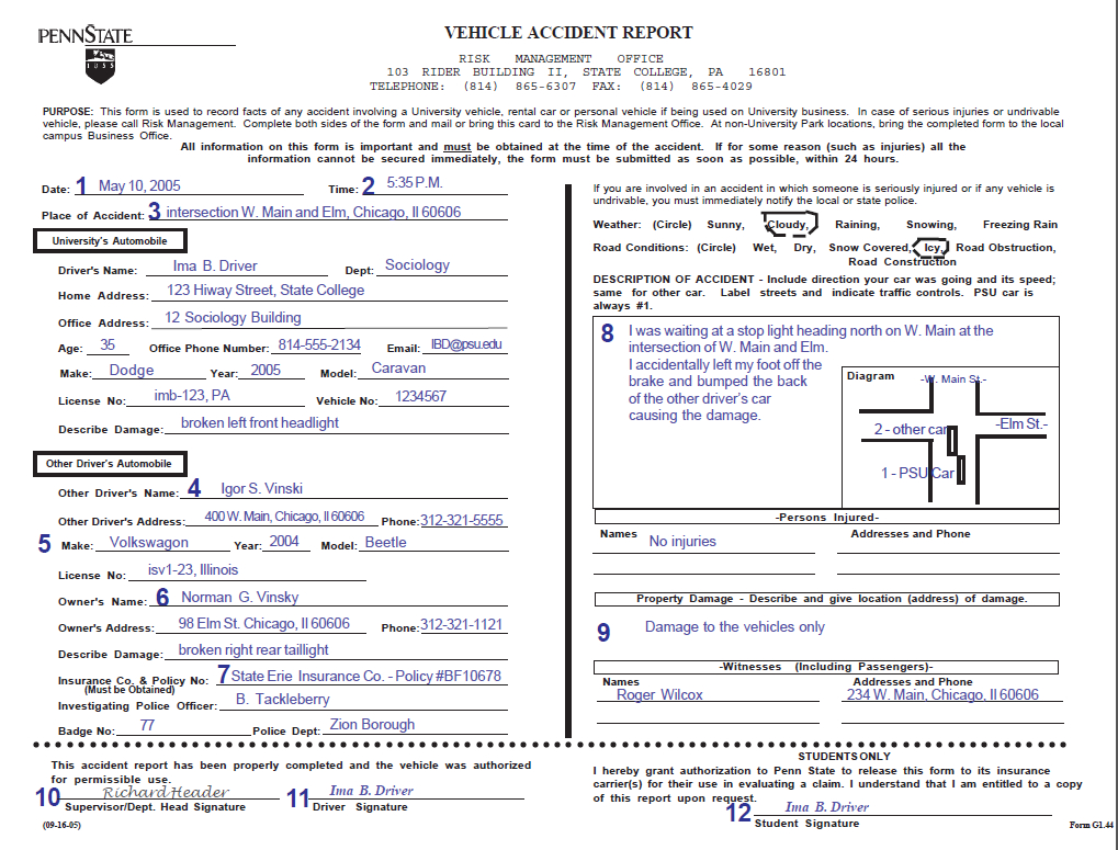 019 Vehicle Accident Report Form Template Doc 20Vehicle Throughout Motor Vehicle Accident Report Form Template