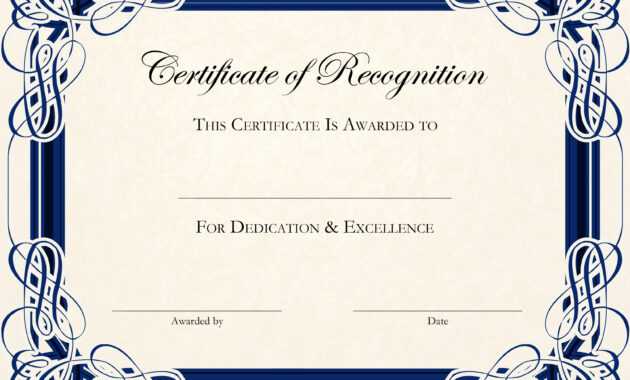020 Blank Award Certificate Template Ideas Free Printable with Blank Certificate Templates Free Download