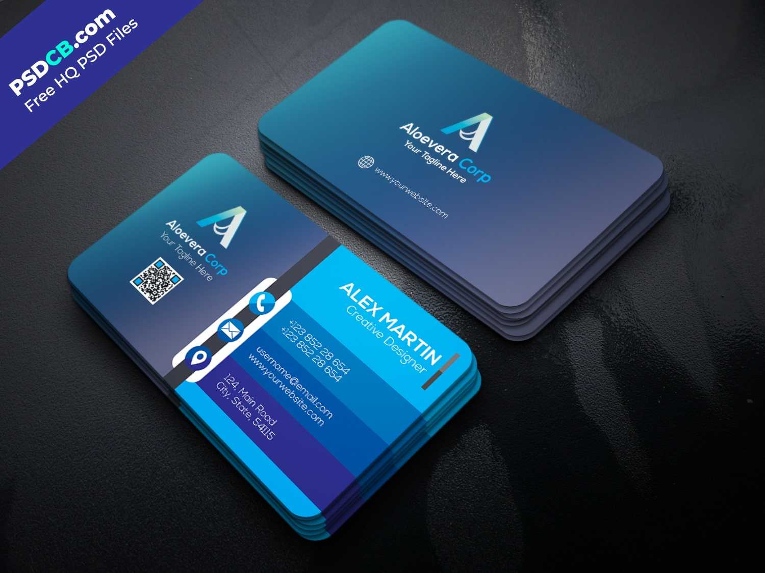 020 Business Card Design Psd Template Excellent Ideas Free For Creative Business Card Templates Psd