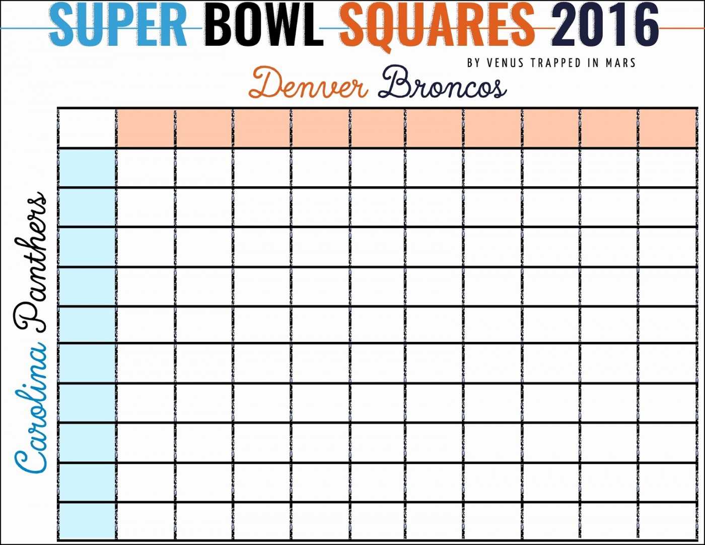 020 Football Squares Template Excel Free Spreadsheet Super For Football Betting Card Template