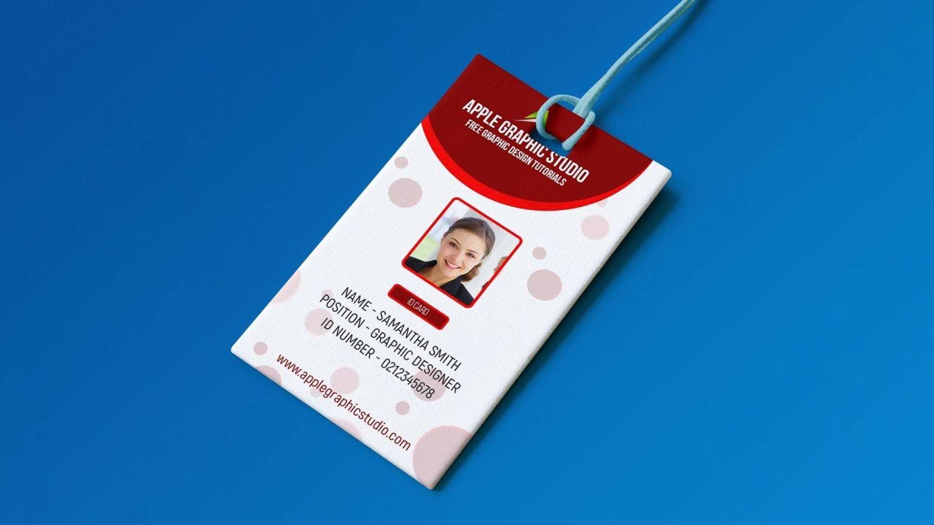 020 Id Card Template Psd Free Download Best Ideas Student Throughout College Id Card Template Psd