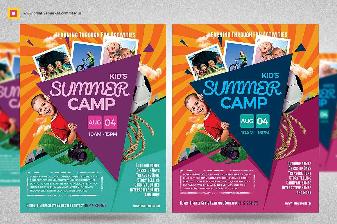 020 Summer Camp Flyer Template Striking Ideas Free Word For Summer Camp Brochure Template Free Download