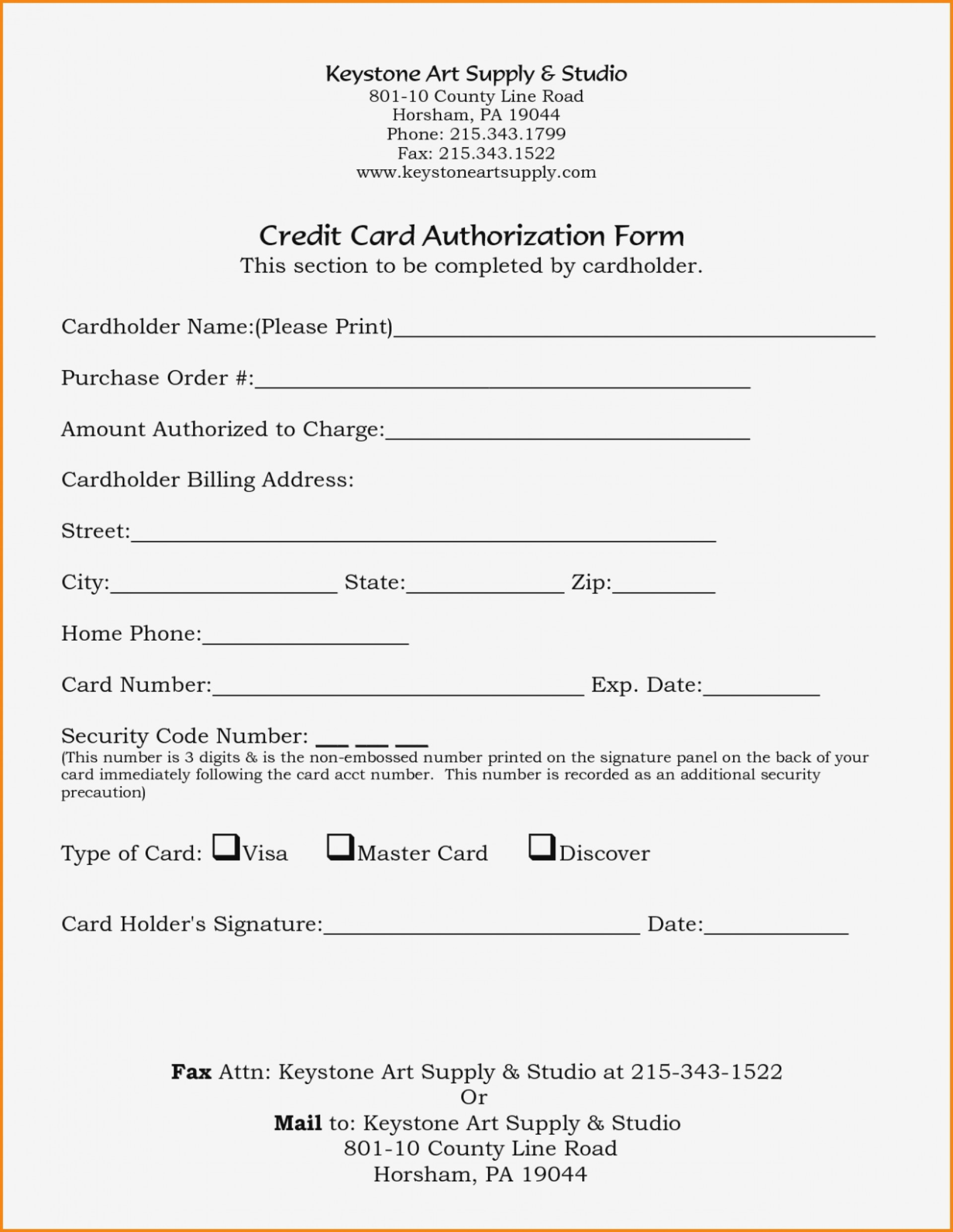 020 Template Ideas Credit Card Authorization Form Word Ach Intended For Credit Card On File Form Templates