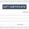 021 Gift Certificate Templates Free Template Ideas Printable Inside Fillable Gift Certificate Template Free