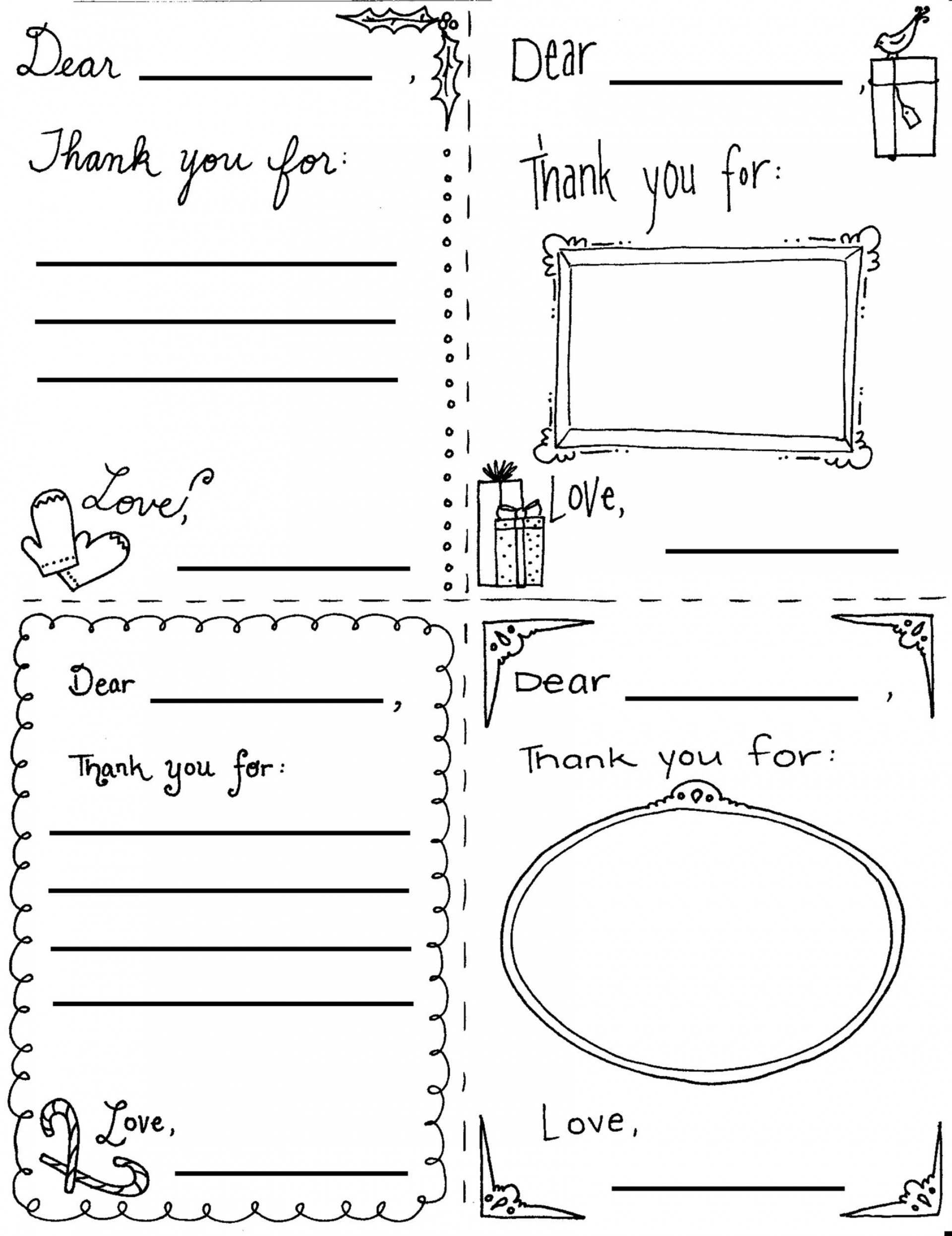 021 Printable Thank You Card Templates Note For Teacher From In Thank You Card For Teacher Template