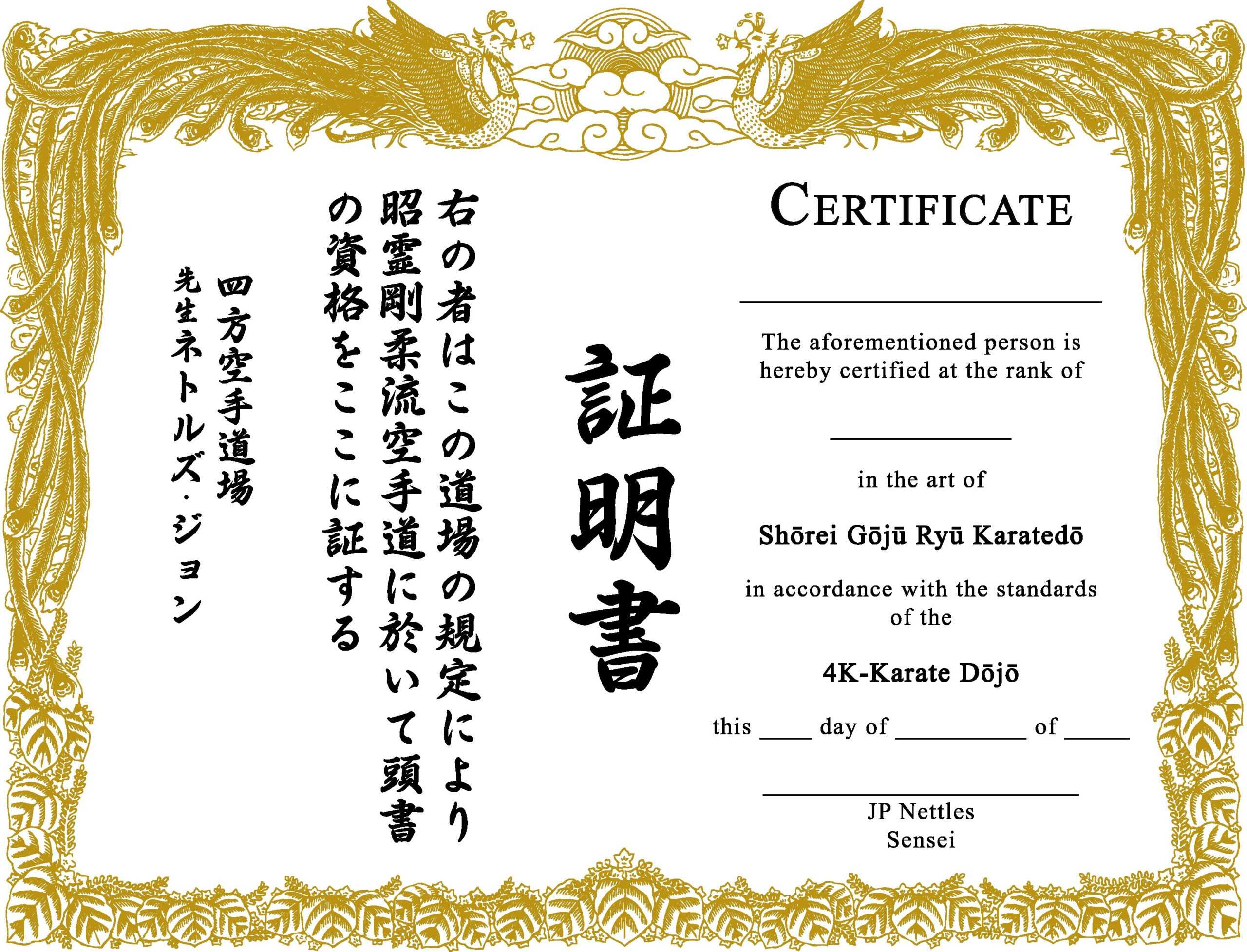 021 Template Ideas Martial Arts Certificate Templates Free In Art Certificate Template Free