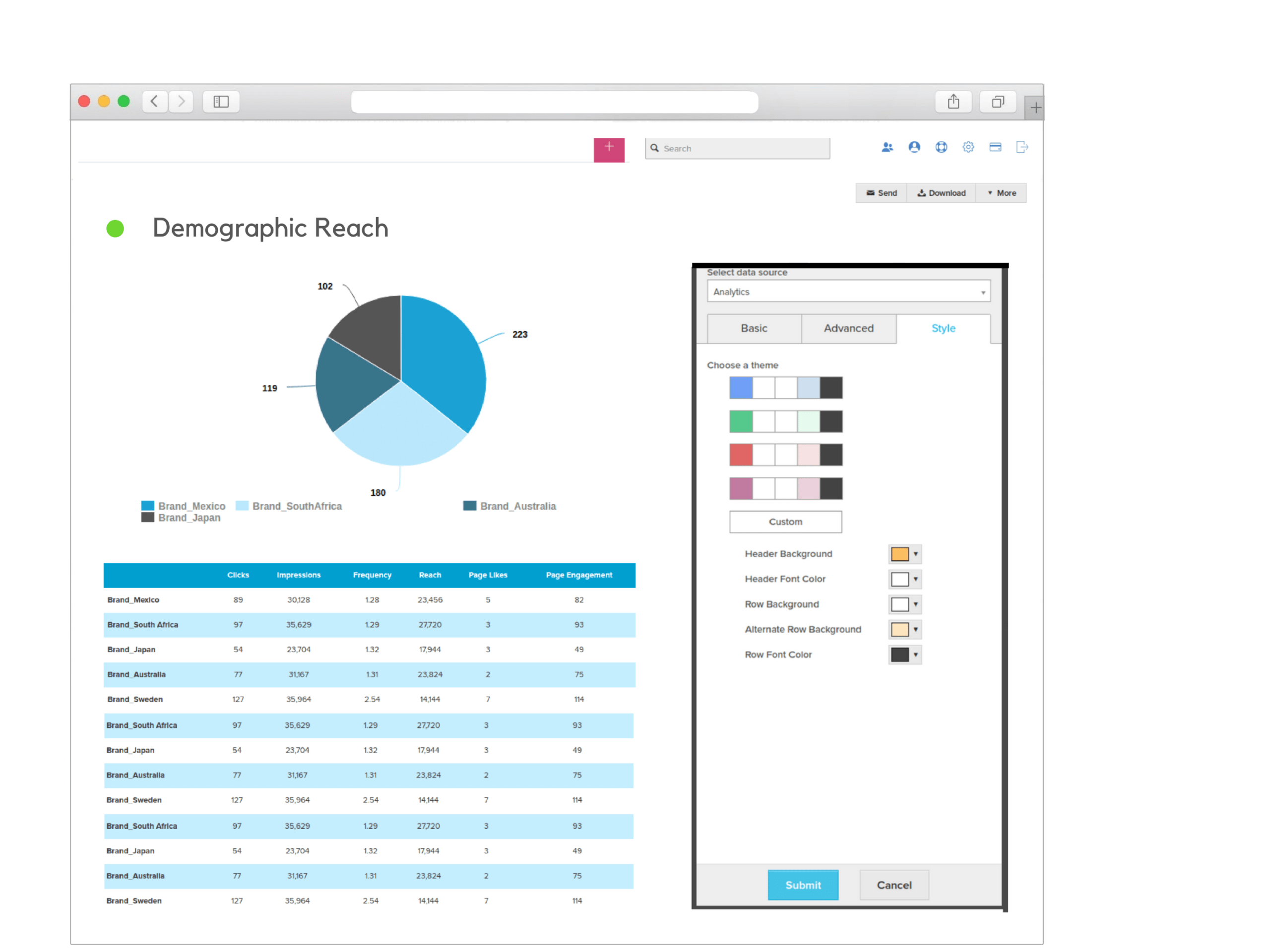 022 Social Media Reports Template Ideas Report Sample Regarding Social Media Report Template