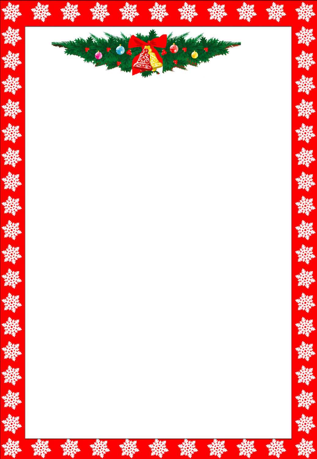 023 Christmas Borders Free Border Templates Moment Clipart Pertaining To Christmas Border Word Template