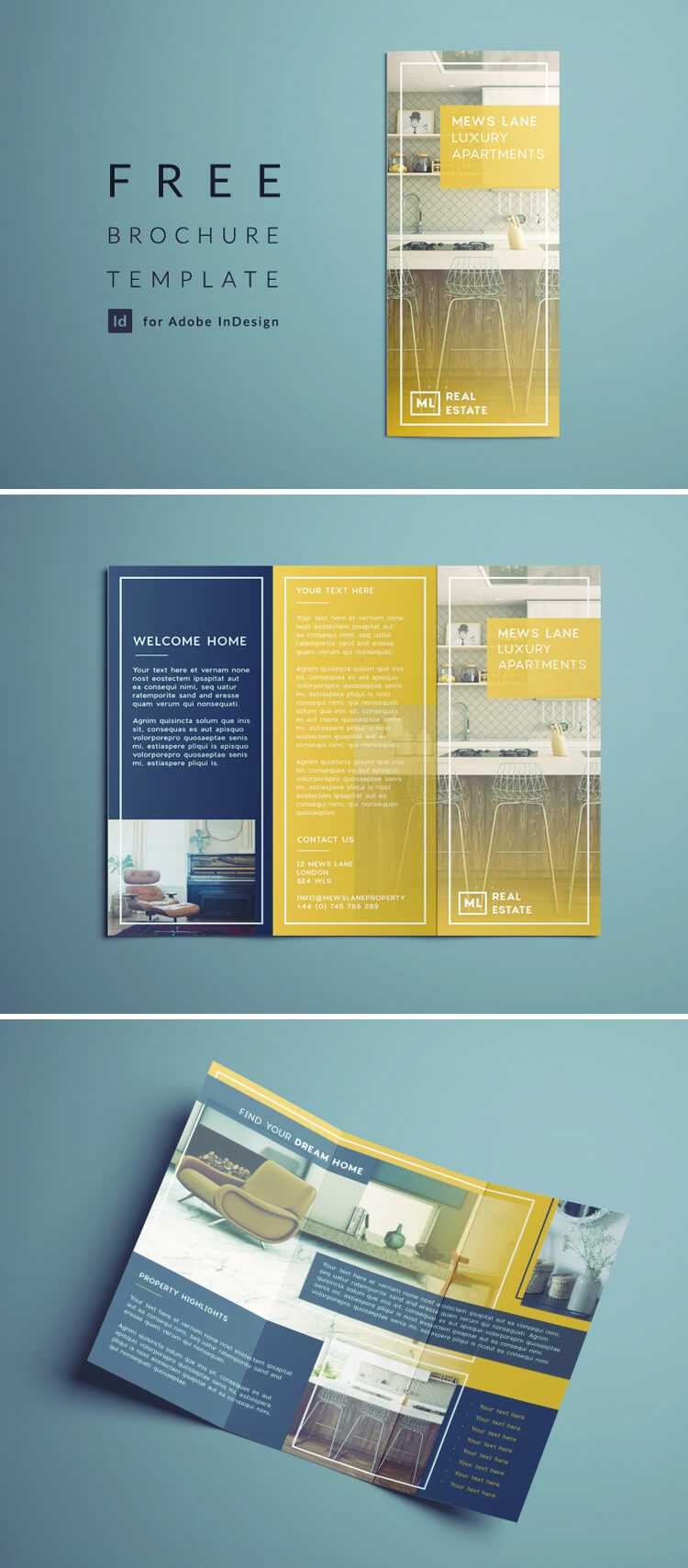 023 Free Real Estate Flyer Templates For Mac With Mac Brochure Templates