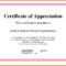024 Appreciation Certificate Format For Employees Employee Within Employee Of The Year Certificate Template Free