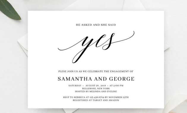 024 Engagement Party Invitation Template Ideas 50Pcs Pocket with regard to Celebrate It Templates Place Cards