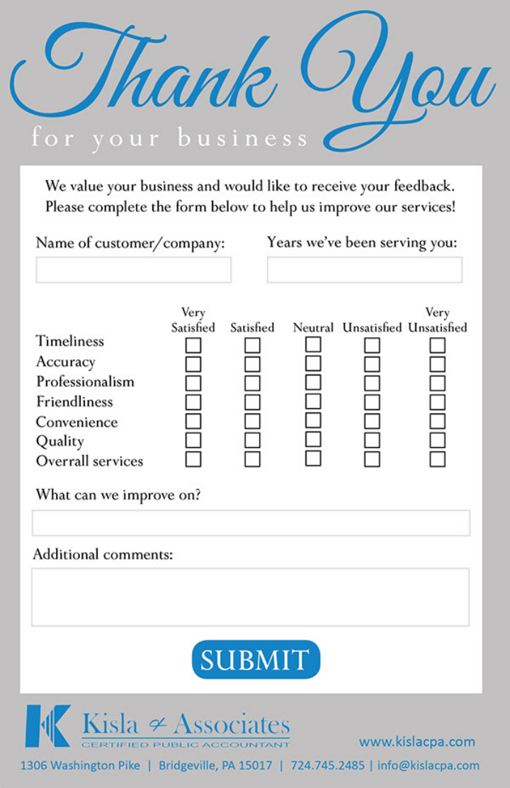 024 Restaurant Comment Card Template Latest Ment Frightening Intended For Restaurant Comment Card Template