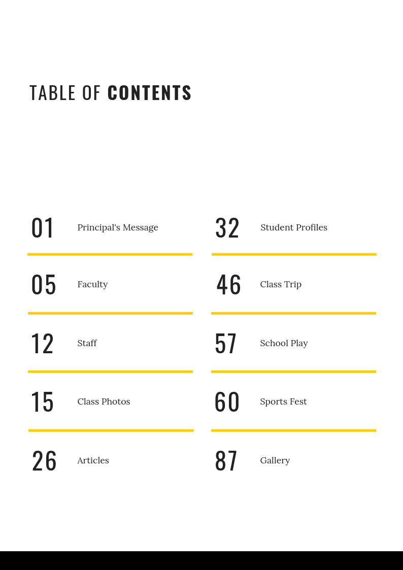 024 Template Ideas Table Of Contents Stunning Free Blank Pdf In Blank Table Of Contents Template Pdf