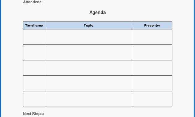 025 Free Meeting Agenda Template Word One On Templates For in Free Meeting Agenda Templates For Word