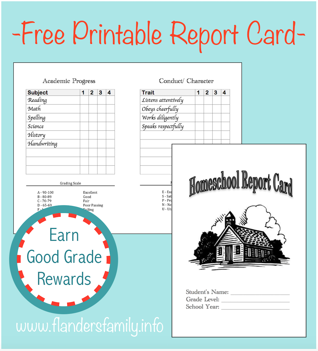 025 Template Ideas Homeschool Reports Free Surprising Report For Character Report Card Template