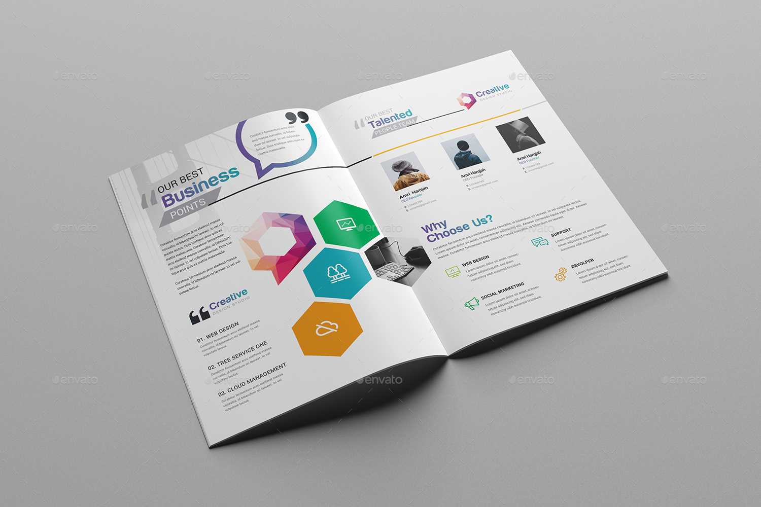 027 Fold Brochure Template Free Download Psd 02 Bifold Image For Two Fold Brochure Template Psd