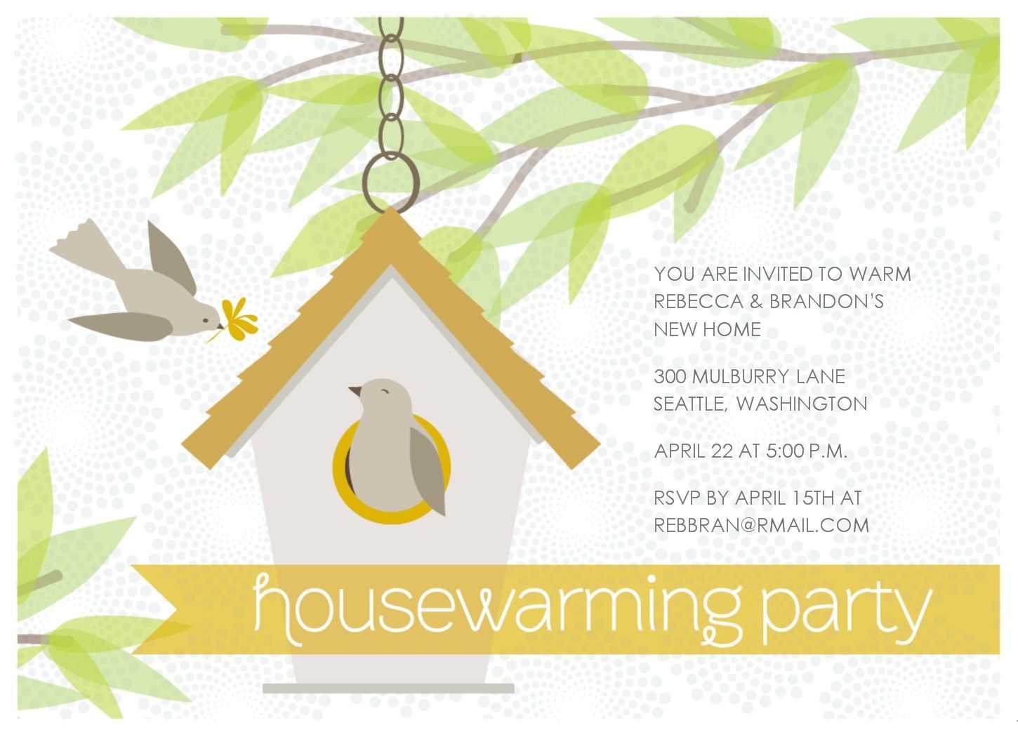 027 Housewarming Invitation Template Microsoft Word Stunning Within Free Housewarming Invitation Card Template