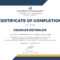 028 Free Certificate Of Completion Template Word Blank With Free Completion Certificate Templates For Word