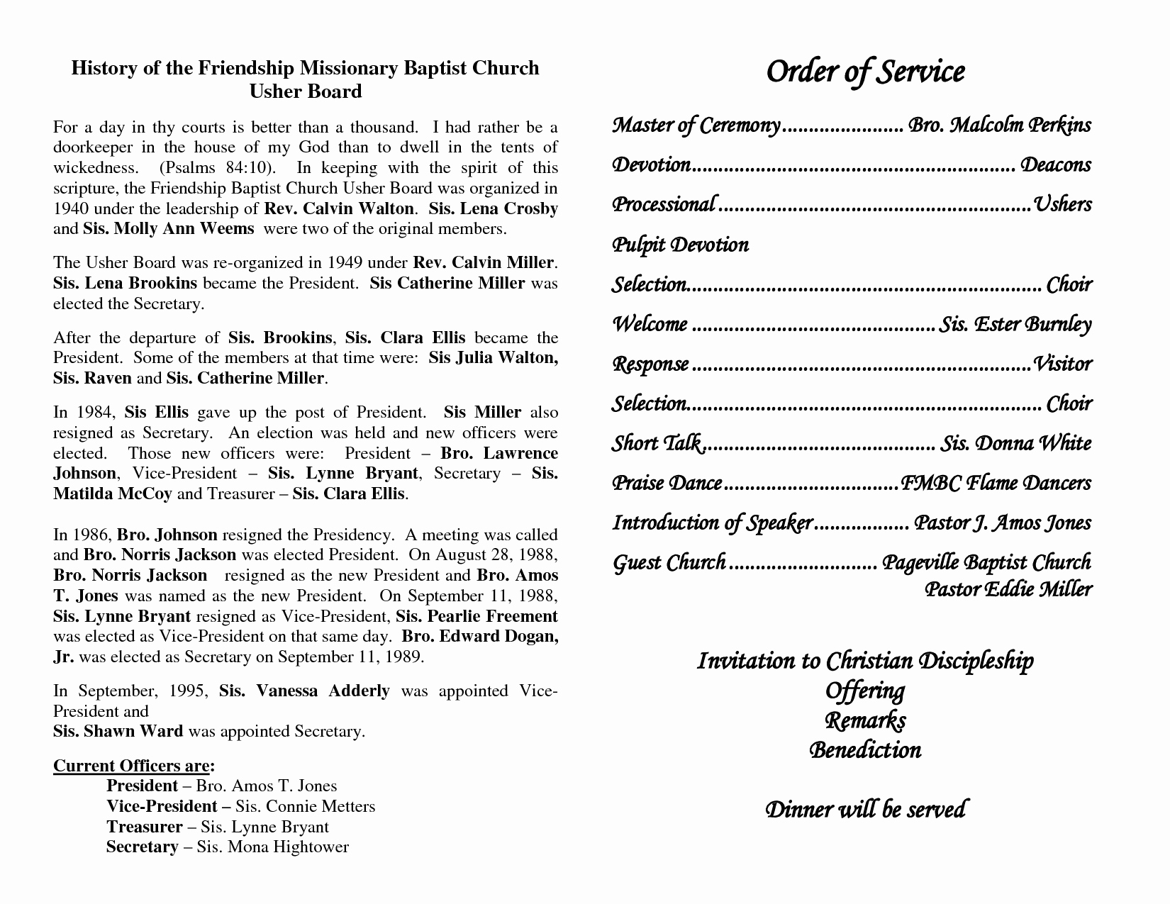 028 Free Printable Church Program Templates Of Best S Pertaining To Church Program Templates Word