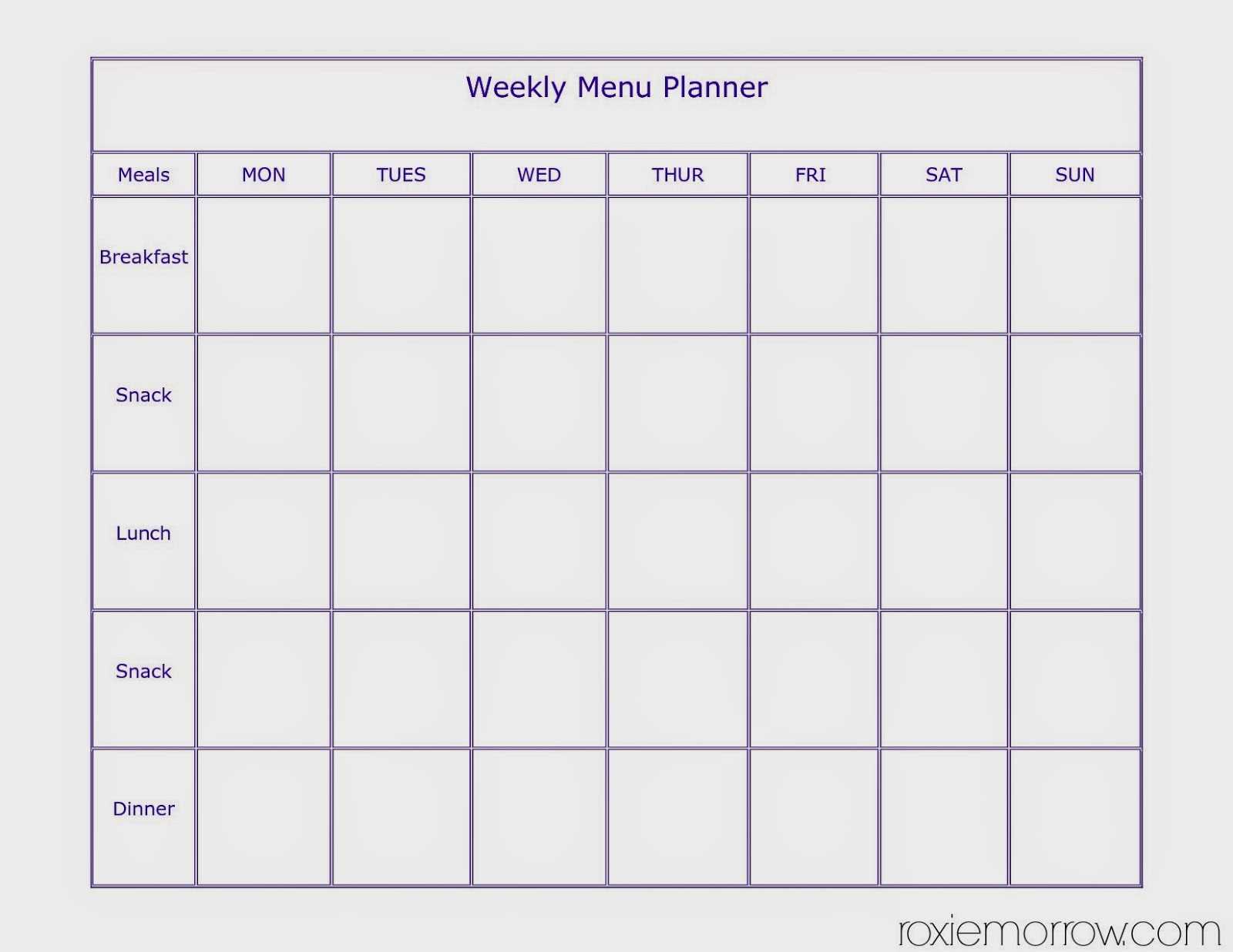 028 Template Ideas Free Meal Planning Templates Word In Meal Plan Template Word