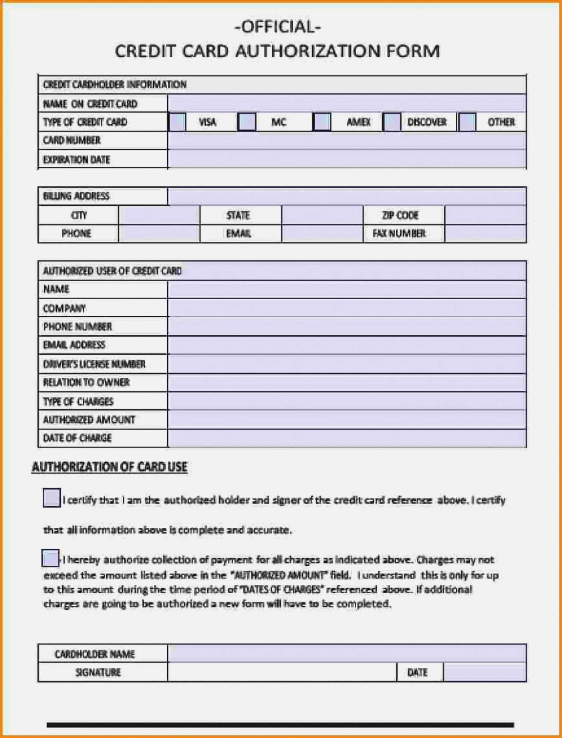 030 Credit Card Information Form Template Ideas Stirring Within Order Form With Credit Card Template