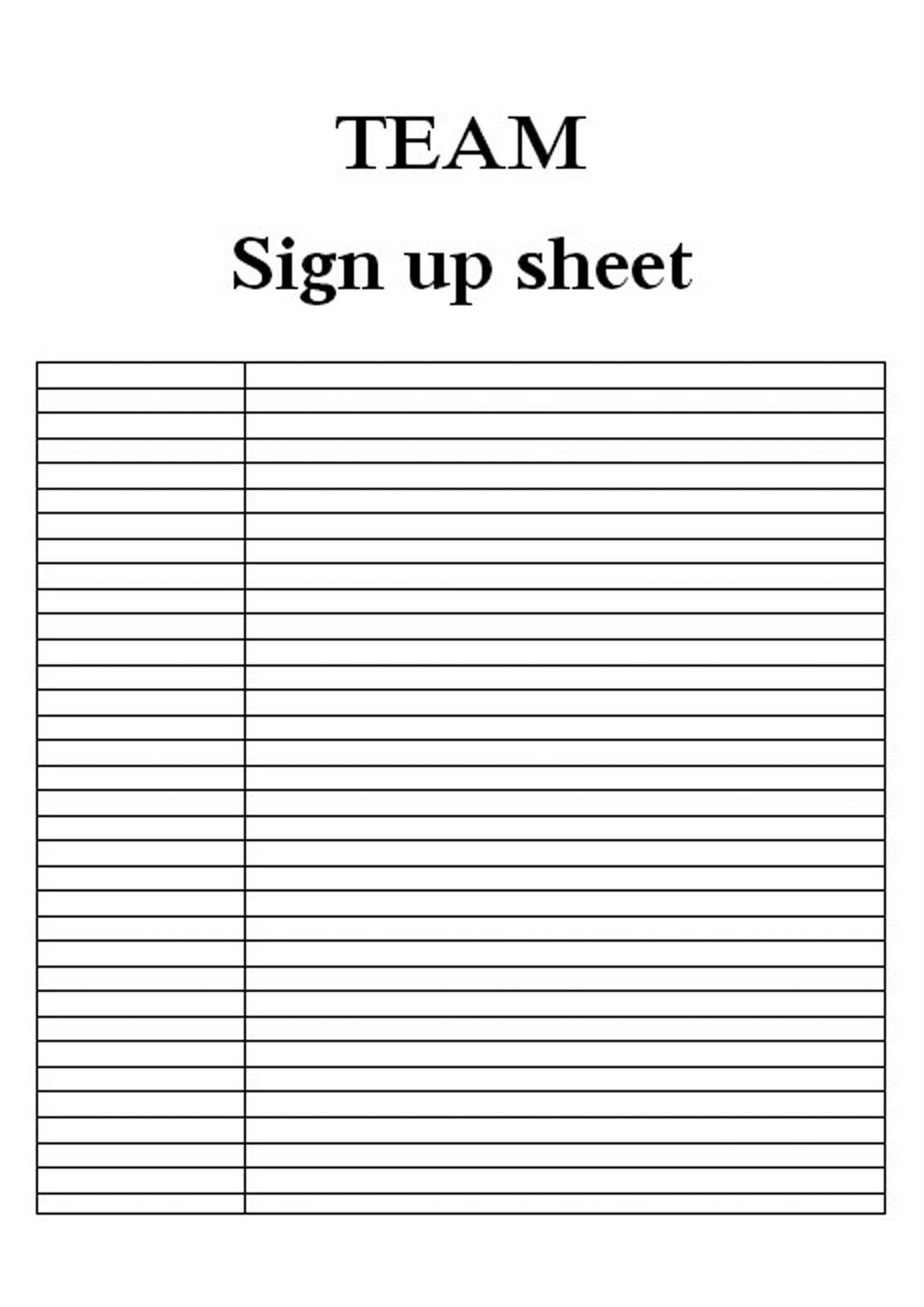 030 Potluck Sign Up Sheet Template Word Free Signup Throughout Free Sign Up Sheet Template Word