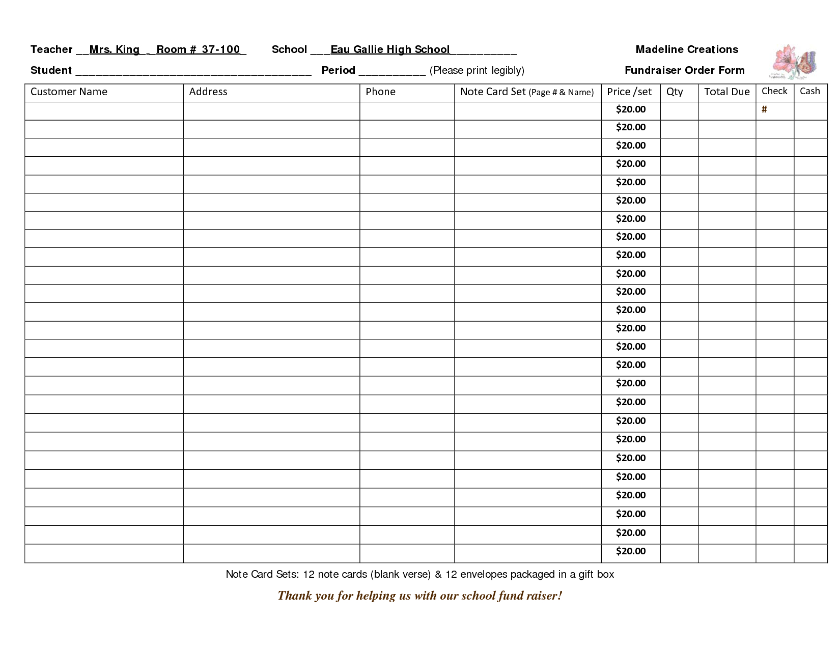 031 20Sheet Template Blank Sponsor Form Free Intended For Blank Sponsor Form Template Free